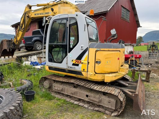 New Holland E70B SR-2 excavator with tooth bucket, gripper, na E70B SR-2 excavator with tooth bucket, gripper, na 2009 2 C...
