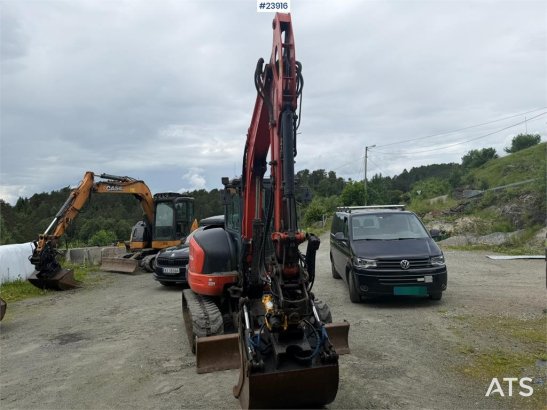 Kubota KX057-4 excavator for sale with a tooth bucket, a 2524 2018 2 Crawler Excavators image 6