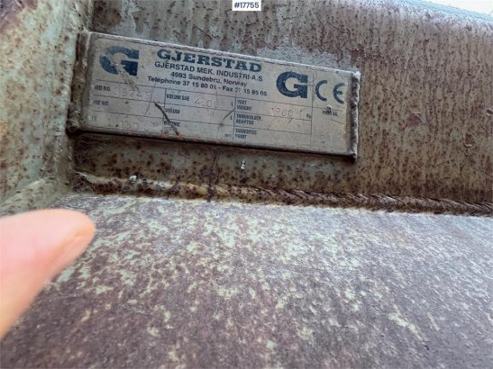Gjerstad Wheel loader bucket. Gjerstad Wheel loader bucket. 1998 2 image 46