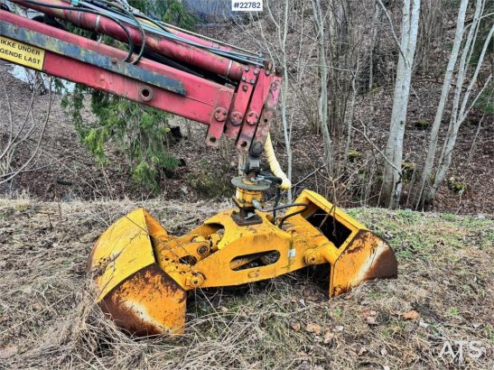 HMF 1150 crane with grab. HMF 1150 crane with grab. 1996 2 image 6