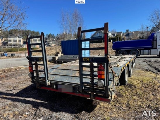 NC machinery trailer with manual loading ramps NC machinery trailer with manual loading ramps 2020 2 Lowloader trailers im...