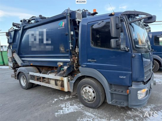 Mercedes-Benz Atego 1224, 2 compartment waste collection vehicle Mercedes-Benz Atego 1224, 2 compartment waste collection ...