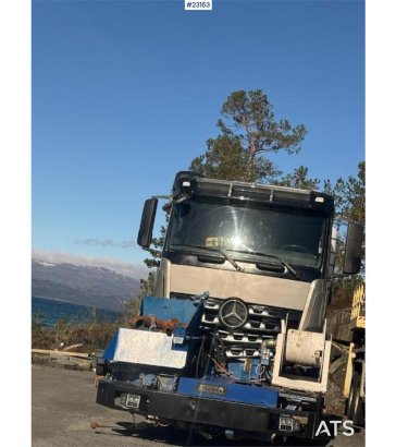 Mercedes-Benz Arocs with a Meyco Roadrunner concrete spray unit Mercedes-Benz Arocs with a Meyco Roadrunner concrete spray...