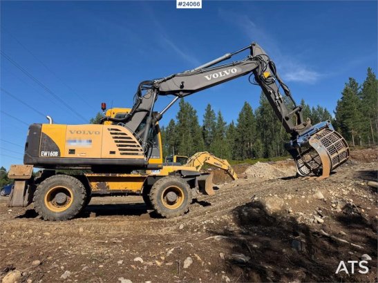 Volvo EW160B w/ rototilt and two buckets. WATCH VIDEO EW160B w/ rototilt and two buckets. WATCH VIDEO 2003 2 Wheeled Excav...