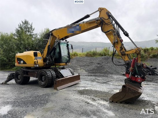 CAT M313 D wheeled excavator with Indexator tilt and S M313 D wheeled excavator with Indexator tilt and S 2013 2 Wheeled E...