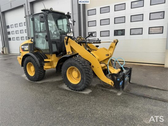 CAT 908M wheel loader with pallet forks and bucket 908M wheel loader with pallet forks and bucket 2015 2 Wheel Loaders ima...