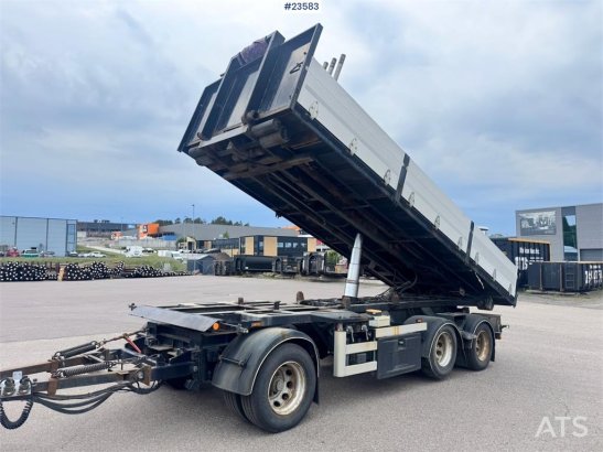 Hüffermann Drawbar Trailer with Cable Hoist and Body WATCH VI Huffermann Drawbar Trailer with Cable Hoist and Body WATCH V...