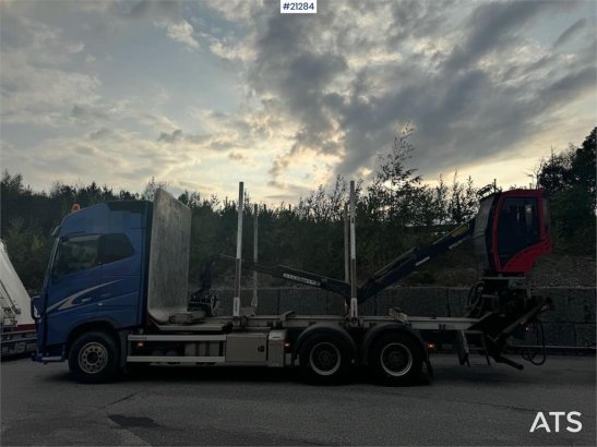 Volvo Fh750 6x4 Log Truck w/ 2019 Epsilon M12L Crane 590 2018 2 image 36