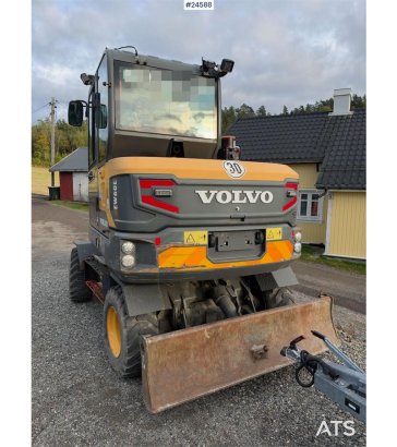 Volvo EW60E Wheeled excavator with tiltrotator and 2 buc EW60E Wheeled excavator with tiltrotator and 2 buc 2017 2 Wheeled...