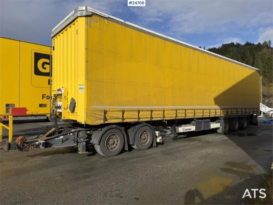 Krone 3-axle curtain-sided trailer with 2-axle Krone dol 3-axle curtain-sided trailer with 2-axle Krone dol 2021 2 image 6