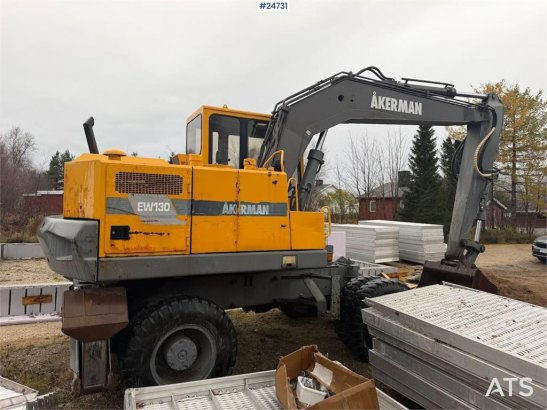 Åkerman EW130 wheel digger w/ a bucket. WATCH VIDEO EW130 wheel digger w/ a bucket. WATCH VIDEO 1996 2 Wheeled Excavators ...