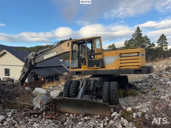 Åkerman EW230 wheeled excavator with two buckets and tiltr EW230 wheeled excavator with two buckets and tiltr 1992 2 Wheel...