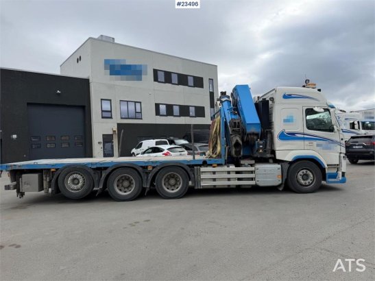 Volvo FM500 8x4 crane truck w/ 50t/m crane and jib. WATC FM500 8x4 crane truck w/ 50t/m crane and jib. WATC 2017 2 Crane t...