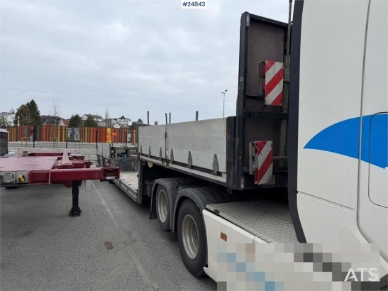 Broshuis 3 axle Low-loader semi-trailer with 2 extensions – Broshuis 3 axle Low-loader semi-trailer with 2 extensions – 20...