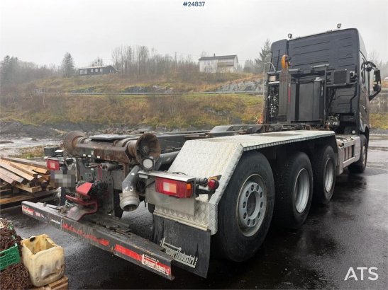 Volvo FH540 8x4 hook loader with compressor, crane hydra 590 2016 2 image 6