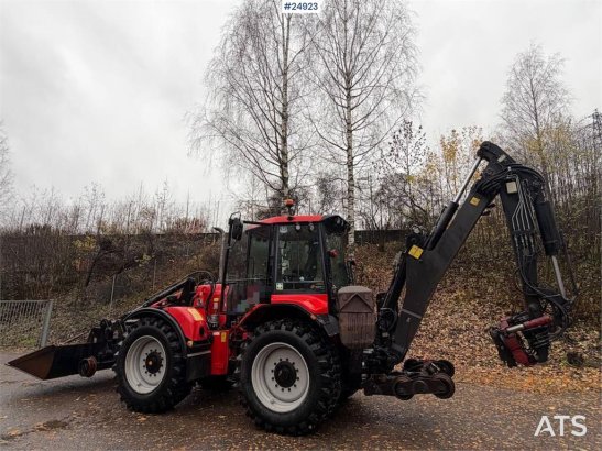 Huddig 1260B Tractor – Front bucket, grading bucket, tilt Huddig 1260B Tractor – Front bucket, grading bucket, tilt 2009 2...