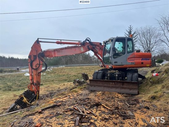 Fiat-Kobelco E175W wheeled excavator – Rototilt – 2 buckets – G Fiat-Kobelco E175W wheeled excavator – Rototilt – 2 bucket...