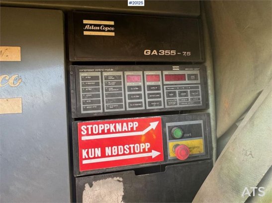 Atlas Copco GA 355 screw compressor GA 355 screw compressor 1986 2 Compressors image 7