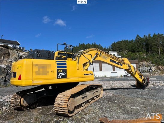 Komatsu PC290LC-11 excavator w/ rotortilt-sanding bucket-D PC290LC-11 excavator w/ rotortilt-sanding bucket-D 2018 2 Crawl...