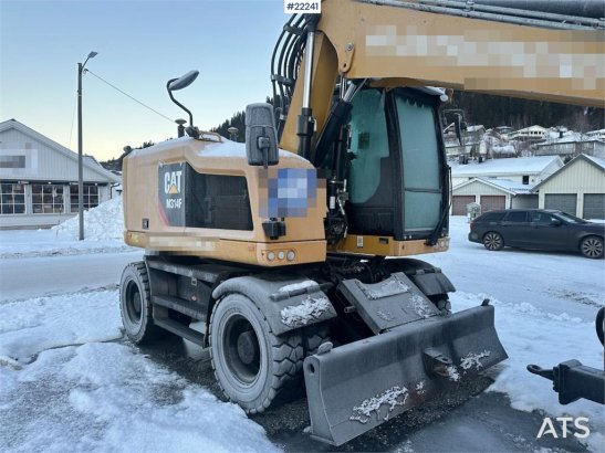 CAT M314F wheeled excavator w/ two buckets, Gigant tra M314F wheeled excavator w/ two buckets, Gigant tra 2020 2 Wheeled E...