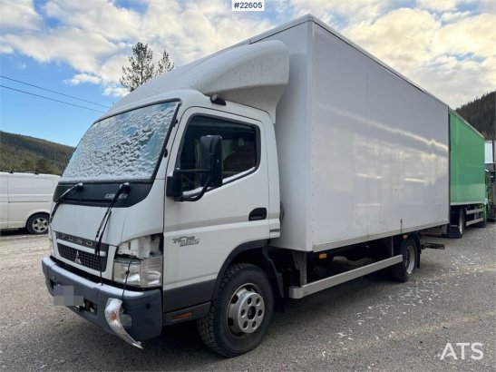 Mitsubishi Fuso 7C18 4x2 box truck with tail lift – repair ob Fuso 7C18 4x2 box truck with tail lift – repair ob 2010 2 im...