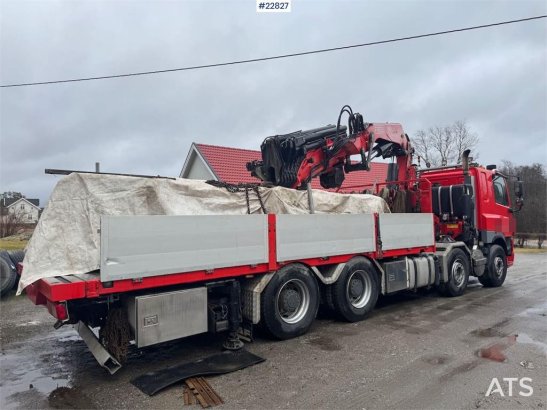 DAF CF85 8x4 crane truck with 66 t/m Fassi crane crane CF85 8x4 crane truck with 66 t/m Fassi crane crane 2013 2 Crane tru...