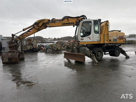 Liebherr A316 Litronic with sorting claw 6665 2009 2 Wheeled Excavators image 20