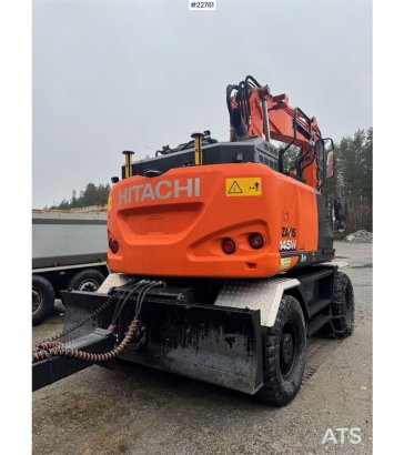 Hitachi ZX145W-6 wheeled excavator with GPS, tiltrotator, ZX145W-6 wheeled excavator with GPS, tiltrotator, 2020 2 Wheeled...