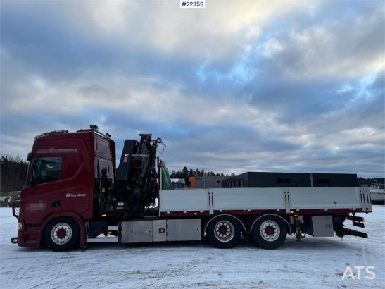 Scania R500 6x2 crane truck w/ 47 t/m Hiab crane with jib R500 6x2 crane truck w/ 47 t/m Hiab crane with jib 2019 2 Crane ...