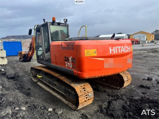 Hitachi ZX210LC-3 crawler excavator with digging bucket, g ZX210LC-3 crawler excavator with digging bucket, g 2008 2 Crawl...