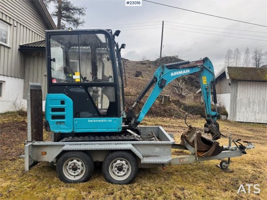 Airman AX19-6A mini excavator with 2 buckets and 2014 mac AX19-6A mini excavator with 2 buckets and 2014 mac 2018 2 image 22