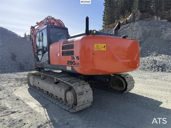 Hitachi ZX290LC-5B excavator with a digging bucket ZX290LC-5B excavator with a digging bucket 2013 2 Crawler Excavators im...