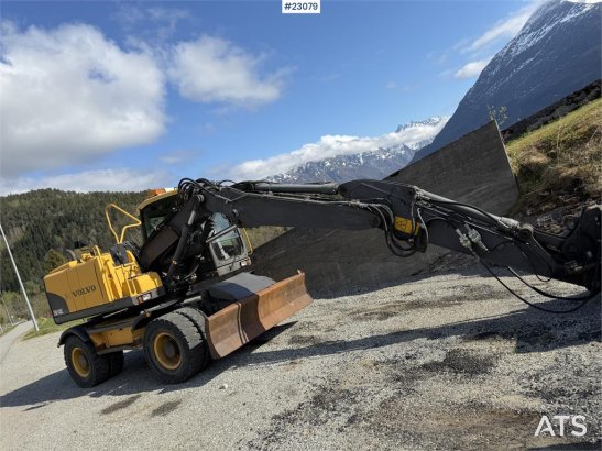 Volvo EW140C hjulgraver m/rotortilt, hengerfeste og sent EW140C hjulgraver m/rotortilt, hengerfeste og sent 2009 2 Wheeled...