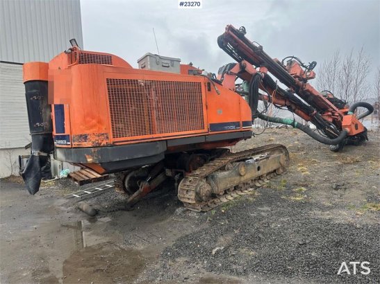 Tamrock 500 drilling rig w/ full set of new drill rods and Tamrock 500 drilling rig w/ full set of new drill rods and 2000...