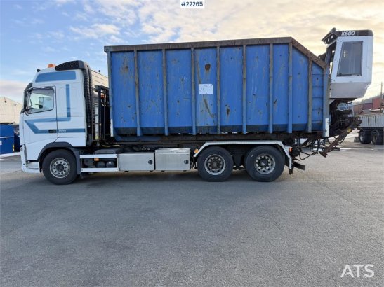 Volvo FH500 6x2 hook truck with 24t joab hook, 35m³ cont 3292 2010 2 image 7