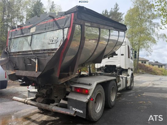 Scania R620 6x2 asphalt truck with a manual tarp and tipp R620 6x2 asphalt truck with a manual tarp and tipp 2008 2 Tipper...