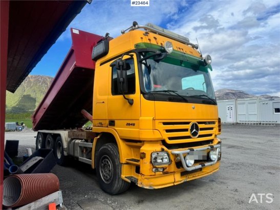 Mercedes-Benz Actros 2646 Tridem Hooklift Truck – Repair Object Actros 2646 Tridem Hooklift Truck – Repair Object 2007 2 i...