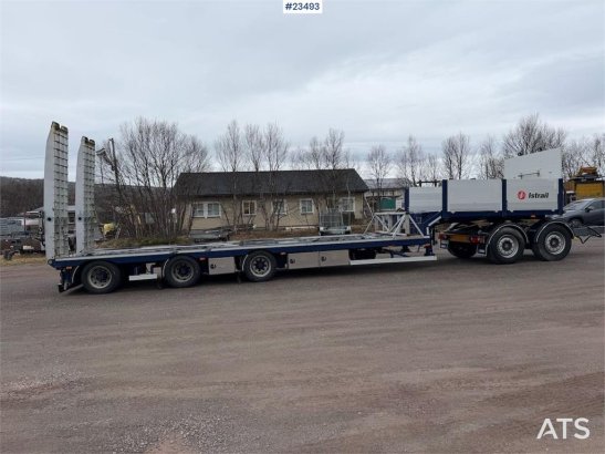 Istrail 3 axle machine trailer w/ 2 sets of tires, boom, t Istrail 3 axle machine trailer w/ 2 sets of tires, boom, t 2013...