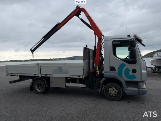 DAF 45.180 flatbed truck with low mileage and a PK4100 45.180 flatbed truck with low mileage and a PK4100 2007 2 image 22