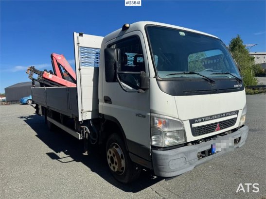 Mitsubishi Fuso Canter Flatbed Truck with Rear-Mounted Crane Fuso Canter Flatbed Truck with Rear-Mounted Crane 2010 2 image 7