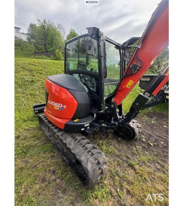 Kubota KX060-5 Beltegraver m/ 3 skuffer, rotortilt og Kly KX060-5 Beltegraver m/ 3 skuffer, rotortilt og Kly 2023 2 Crawle...