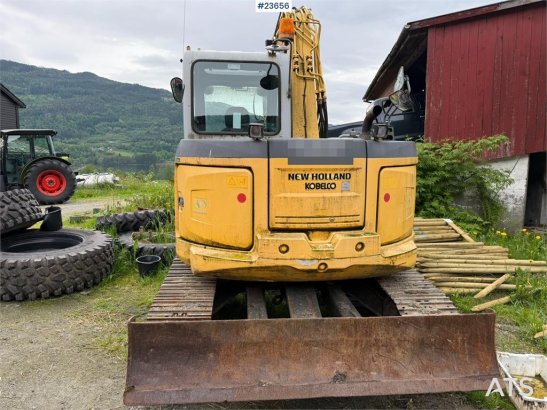 New Holland E70B SR-2 excavator with tooth bucket, gripper, na E70B SR-2 excavator with tooth bucket, gripper, na 2009 2 C...