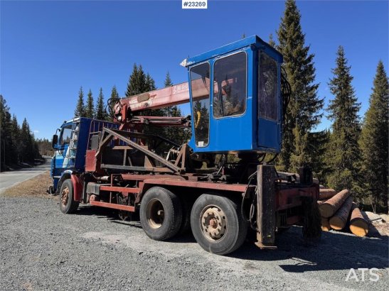 Scania R112 Truck with Crane and Saw R112 Truck with Crane and Saw 1985 2 Crane trucks image 37
