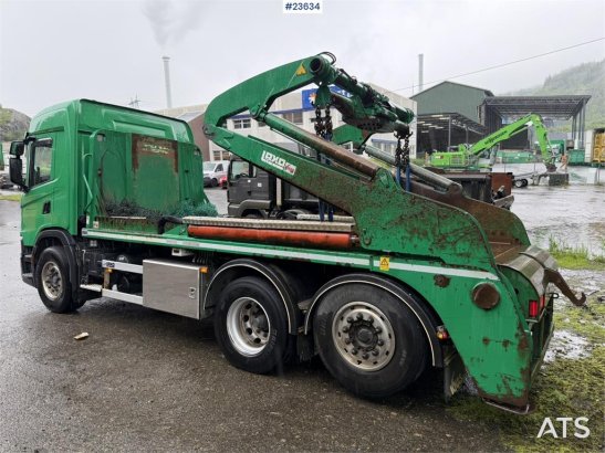 Scania G410 lift dumper with a rotator 3203 2019 2 image 22