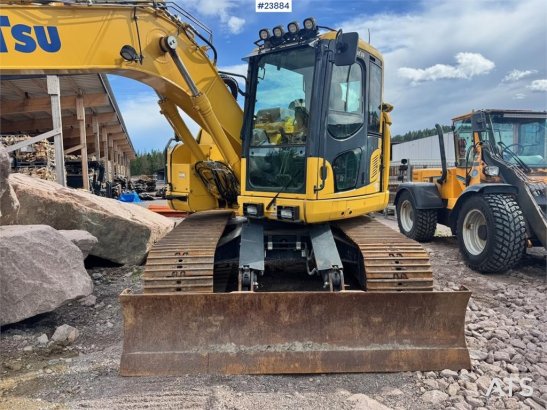 Komatsu PC138US-11 Excavator with Rototilt and Grading Buc PC138US-11 Excavator with Rototilt and Grading Buc 2018 2 Crawl...