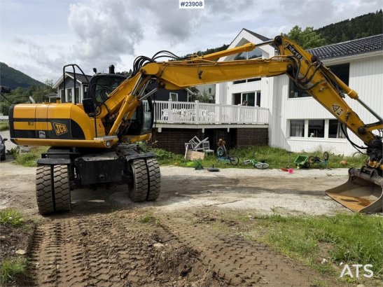JCB JS145W wheeled machine with a cleaning bucket and JS145W wheeled machine with a cleaning bucket and 2008 2 Wheeled Exc...