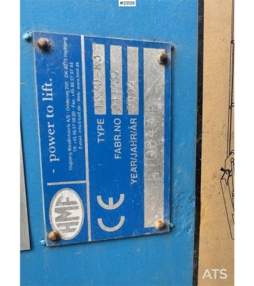 HMF 1320-K3 crane HMF 1320-K3 crane 2002 2 Other cranes image 22
