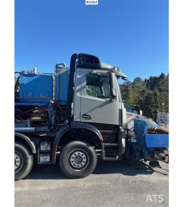 Mercedes-Benz Arocs with a Meyco Roadrunner concrete spray unit Mercedes-Benz Arocs with a Meyco Roadrunner concrete spray...