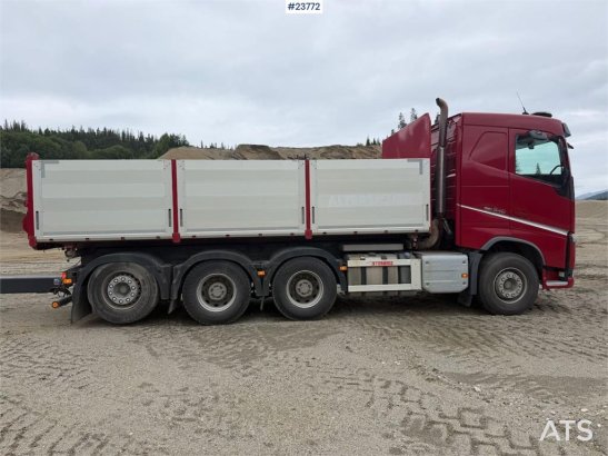 Volvo FH 540 8x4 tipper w/ Kilafors 2 axle trailer. Low 590 2015 2 Tipper trucks image 7