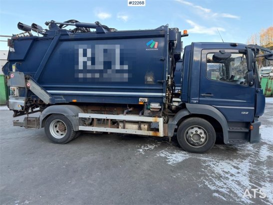 Mercedes-Benz Atego 1224, 2 compartment waste collection vehicle Mercedes-Benz Atego 1224, 2 compartment waste collection ...